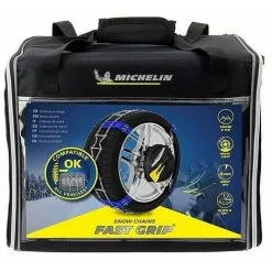 Promo ? Chaines Neige Fast Grip Michelin Montage Frontal Automatique 235/60R18 255/50R19 255/55R18 285/40R20 - Bleu ? -MICHELIN Soldes Boutique 16916013 4