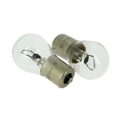 Nouveau ? 2 Ampoules Poirettes Moto P21W - 12 V - BA15s - 21W - Clignotant - Stop - Feux De Recul - Feux Antibrouillard - Michelin ?