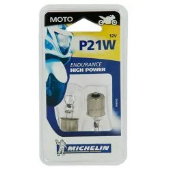 Nouveau ? 2 Ampoules Poirettes Moto P21W - 12 V - BA15s - 21W - Clignotant - Stop - Feux De Recul - Feux Antibrouillard - Michelin ? -MICHELIN Soldes Boutique 27945314 3
