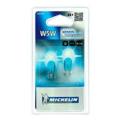 Sortie ? 2 Ampoules Wedge Base Xénon Blue Light W5W - 12 V - T10 - W2,1x9,5d - 5W - Veilleuse - Plaque - Clignotant - Michelin ❤️ -MICHELIN Soldes Boutique 27945363 5