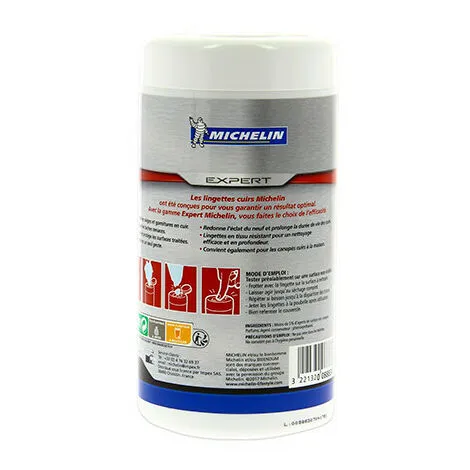 Grosses soldes ✨ 40 Lingettes Cuir - Boîte H. 165 X D. 80 Mm - Michelin ? 4 Grosses soldes ✨ 40 Lingettes Cuir - Boîte H. 165 X D. 80 Mm - Michelin ? – Image 4