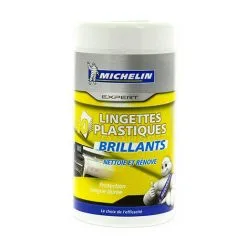 Coupon ⌛ 40 Lingettes Plastiques Brillants - Boîte H. 165 X D. 80 Mm - Michelin ⌛
