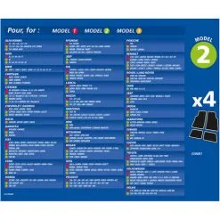 Le moins cher ? 4 Tapis Universels Moquette T2 - Michelin ✔️ -MICHELIN Soldes Boutique 27945483 4