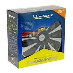 Le moins cher ? 4 Enjoliveurs 15" NVS 3D - Black Edition - Michelin ? -MICHELIN Soldes Boutique 27945530 3
