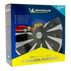 Top 10 ✨ 4 Enjoliveurs 17" NVS 3D - Black Edition - Michelin ✨ -MICHELIN Soldes Boutique 27945535 3