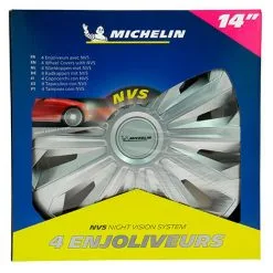 Vente flash ? 4 Enjoliveurs 14" NVS 04 - Gris - Michelin ? -MICHELIN Soldes Boutique 27945538 5