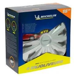 Sortie ? 4 Enjoliveurs 15" NVS 04 - Gris - Michelin ? -MICHELIN Soldes Boutique 27945540 3
