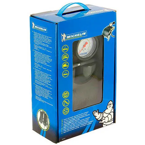 Le moins cher ? Pompe à Pied Double Corps à Manomètre Homologué - Max. 7 Bars - Michelin ? 3 Le moins cher ? Pompe à Pied Double Corps à Manomètre Homologué - Max. 7 Bars - Michelin ? – Image 3