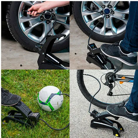 Grosses soldes ? Pompe à Pied à Manomètre Digital - 0,05 à 7 Bars - Michelin ✨ 2 Grosses soldes ? Pompe à Pied à Manomètre Digital - 0,05 à 7 Bars - Michelin ✨ – Image 2