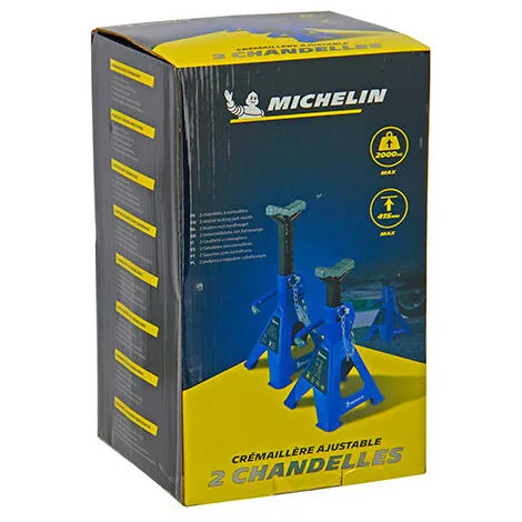 Meilleure affaire ? 2 Chandelles à Crémaillère 2 T - H. 280 à 408 Mm - Michelin ❤️ 3 Meilleure affaire ? 2 Chandelles à Crémaillère 2 T - H. 280 à 408 Mm - Michelin ❤️ – Image 3