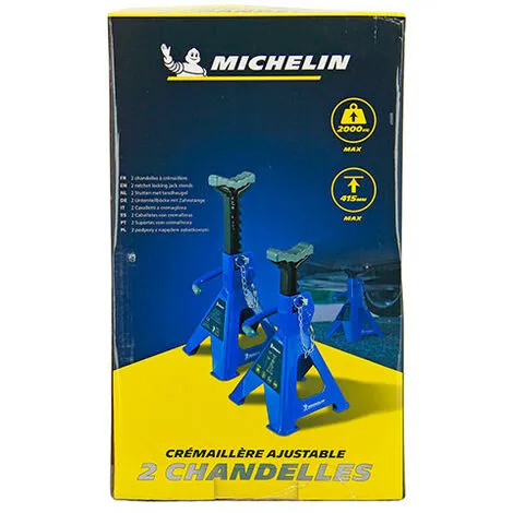 Meilleure affaire ? 2 Chandelles à Crémaillère 2 T - H. 280 à 408 Mm - Michelin ❤️ 5 Meilleure affaire ? 2 Chandelles à Crémaillère 2 T - H. 280 à 408 Mm - Michelin ❤️ – Image 5