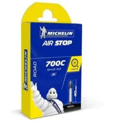Promo ⌛ Chambre à Air Michelin Airstop 700C (18/25-622) A1 Valve Presta 40mm Idéal Vélo Route Course ?