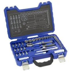 Budget ✔️ MICHELIN Mallette Douilles Et Embouts 40 Pieces 1/4+ 3/8 - Chrome Vanadium ✔️