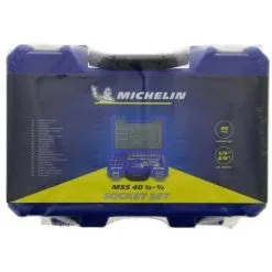 Budget ✔️ MICHELIN Mallette Douilles Et Embouts 40 Pieces 1/4+ 3/8 - Chrome Vanadium ✔️ -MICHELIN Soldes Boutique 58543957 5