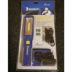 Budget ✔️ MICHELIN Lampe Torche Rechargeable LED Cob 1.3W Avec Batterie Ni-MH 3.6V Dos Aimanté + 2 Crochets ❤️