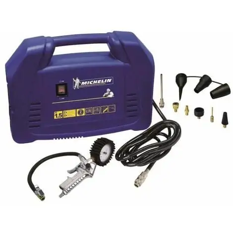 Offres ? MICHELIN Compresseur D`Air Portatif MB1 + Accessoires De Gonflage (Tuyau 1 Mètre, Pistolet De Gonflage, Buses) - ? 1 Offres ? MICHELIN Compresseur D`Air Portatif MB1 + Accessoires De Gonflage (Tuyau 1 Mètre, Pistolet De Gonflage, Buses) - ?
