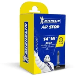 Nouveau ? Chambre à Air Michelin Airstop 14" 16" X 1,5-1,85" 350A (37/47-288/305) I4 Valve Presta Vélo Enfant Junior VTT ?